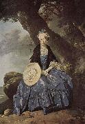 Johann Zoffany Portrait of Mrs. Oswald oil painting artist